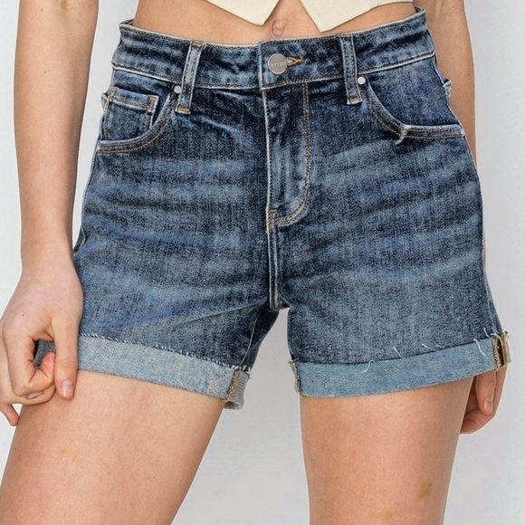 Everlane Pants - Everlane The Denim Short Cuffed 27